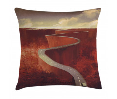 Windy Road Clouds Pillow Cover