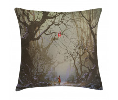 Tree Branch in Forest Pillow Cover
