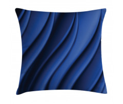 Digital Ocean Waves Pillow Cover