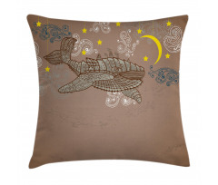 Steampuck Whale on Air Pillow Cover