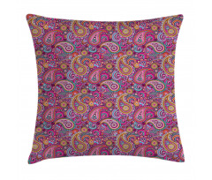 Flowers and Sun Pillow Cover