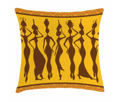 Exotic Females Bohemian Art Pillow Cover