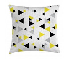 Diamond Motives in Mosaic Pillow Cover