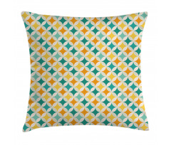 Abstract Circle Cube Pillow Cover