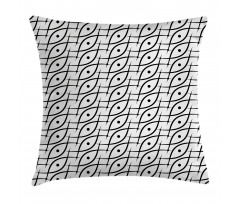 Trippy Leaf Spots Pillow Cover