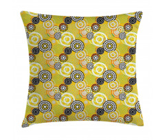 Psychedelic Rings Pillow Cover
