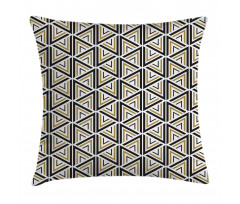 Triangle Shaped Lines Pillow Cover