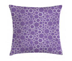 Abstract Fractal Circles Pillow Cover