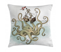 Pirate Ship Greek Myth Pillow Cover