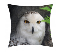 Magician Pet White Owl Pillow Cover