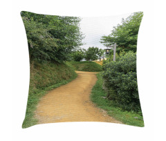 Elf Path in Woods Pillow Cover