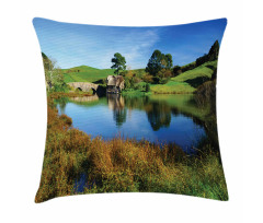 Hobbit Land Village House Pillow Cover