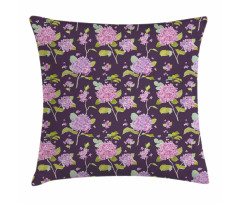 Tender Toned Hydrangea Flower Pillow Cover