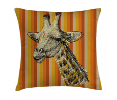 Hipster Animal Pillow Cover