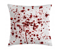 Splashes of Blood Scary Pillow Cover