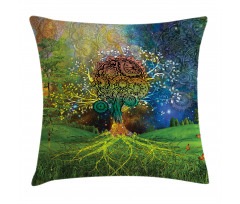Mother Earth Theme Pillow Cover
