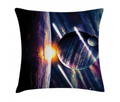 Planet Earth Stardust Pillow Cover