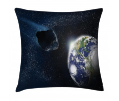 Asteroid Rocky Space Pillow Cover