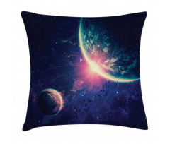 Outer Space Mars Planets Pillow Cover