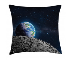 Moon Surface Luna Design Pillow Cover