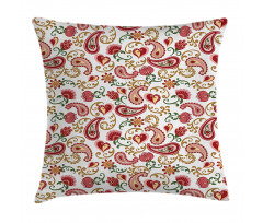 Style Rose Motif Pillow Cover