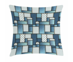 Denim Sewings Pillow Cover