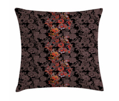 Japanese Vivid Florals Pillow Cover