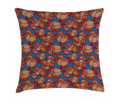 Funk Art Flower Pattern Pillow Cover