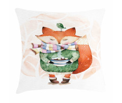 Lİttle Fox and Bird Pillow Cover