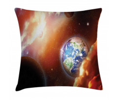 Nebula Stars in Solar Pillow Cover