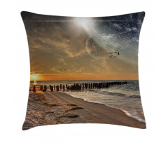 Solar Eclipse Pillow Cover