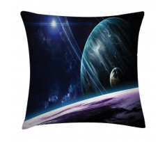 Universe with Planets Pillow Cover