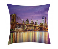 Broadway Scenery NYC Pillow Cover