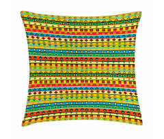 Abstract Geometric Joyful Pillow Cover
