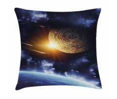 Mystical Earth Landscape Pillow Cover