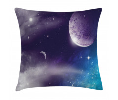 Starry Night Sky Scenery Pillow Cover