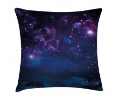 Milky Way Themed Stars Pillow Cover