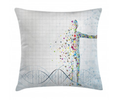 Psychedelic Human Pillow Cover