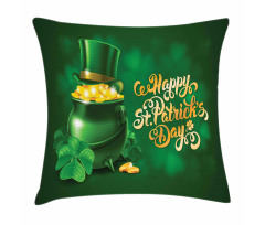 Irish Pot of Gold Pillow Cover