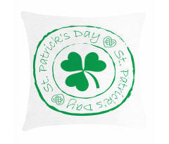 Irish Shamrock Pillow Cover