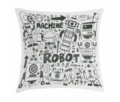 Space Geek Theme Sci Fi Pillow Cover