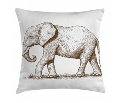 Safari Wild Animals Art Pillow Cover