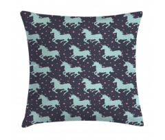 Unicorn Spot Stars Pillow Cover