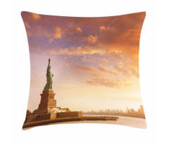 USA New York Scenery Pillow Cover