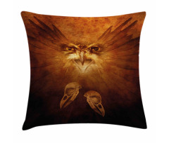 Hawk Eagle Face Claws Pillow Cover