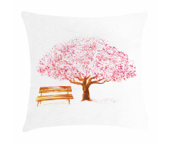 Blooming Cherry Tree Pillow Cover