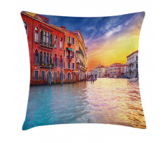Venice Canal Pillow Cover