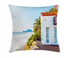 Home Porch View Moroccan Pillow Cover