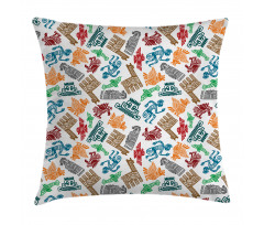 Mayan and Aztec Pillow Cover