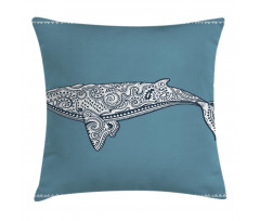 Embellish Whale Pillow Cover